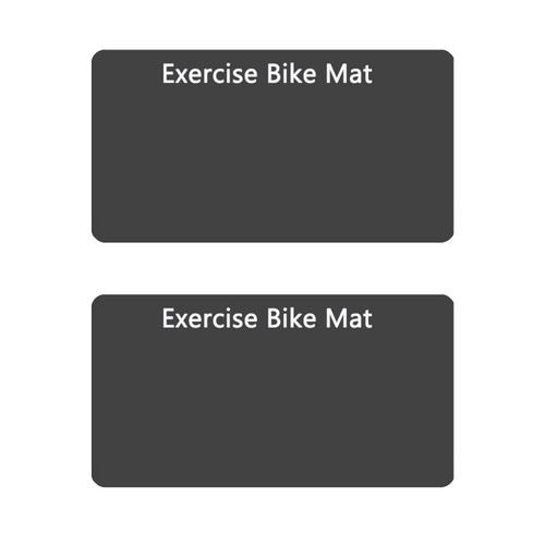 Pieces exercise bike mat - 2,