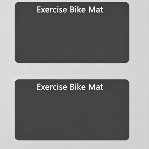 Pieces exercise bike mat - 2,